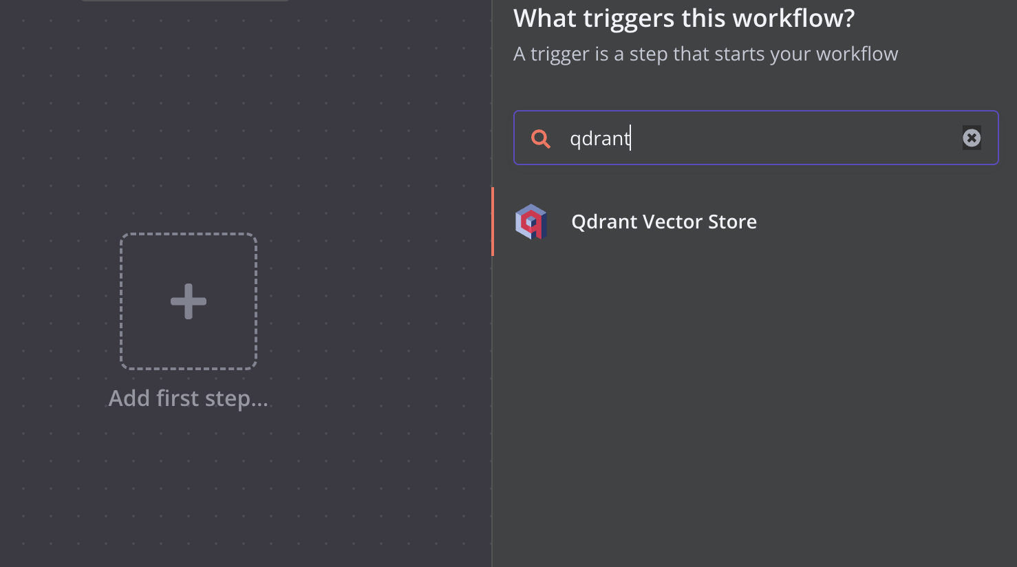 Qdrant n8n node